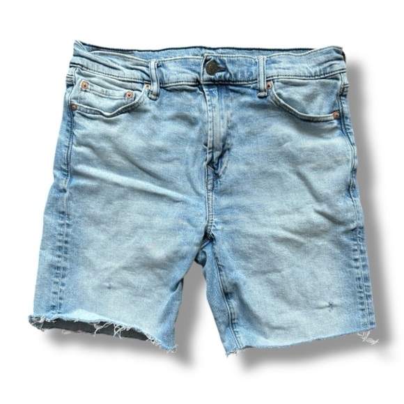 American Eagle Outfitters Pants - American Eagle Light Wash Jorts Blue Jean Cutoff Denim Shorts Women’s Size 30